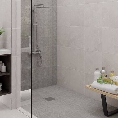Ba&ntilde;o Valparaiso Blanco con Gris