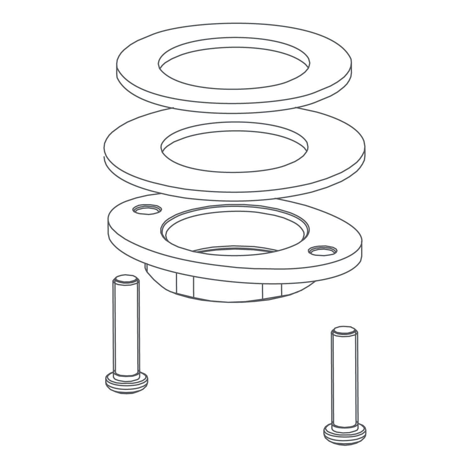 Sistema De Fijacion De Maneral Essen Para Llave Duomando Unico,,hi-res