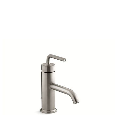 Llave Monomando Baja L&iacute;nea Purist En Niquel Cepillado