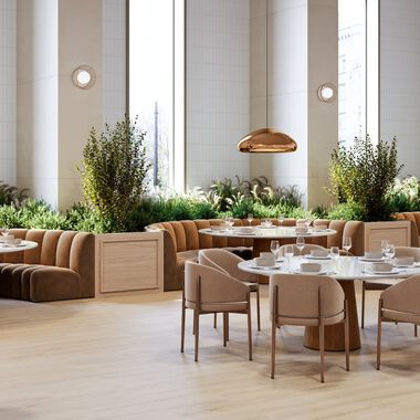 Uso Comercial Iluma Beige con Blanco