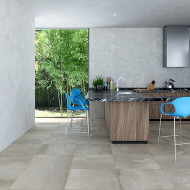 Cocina Boulevard Blanco con Gris