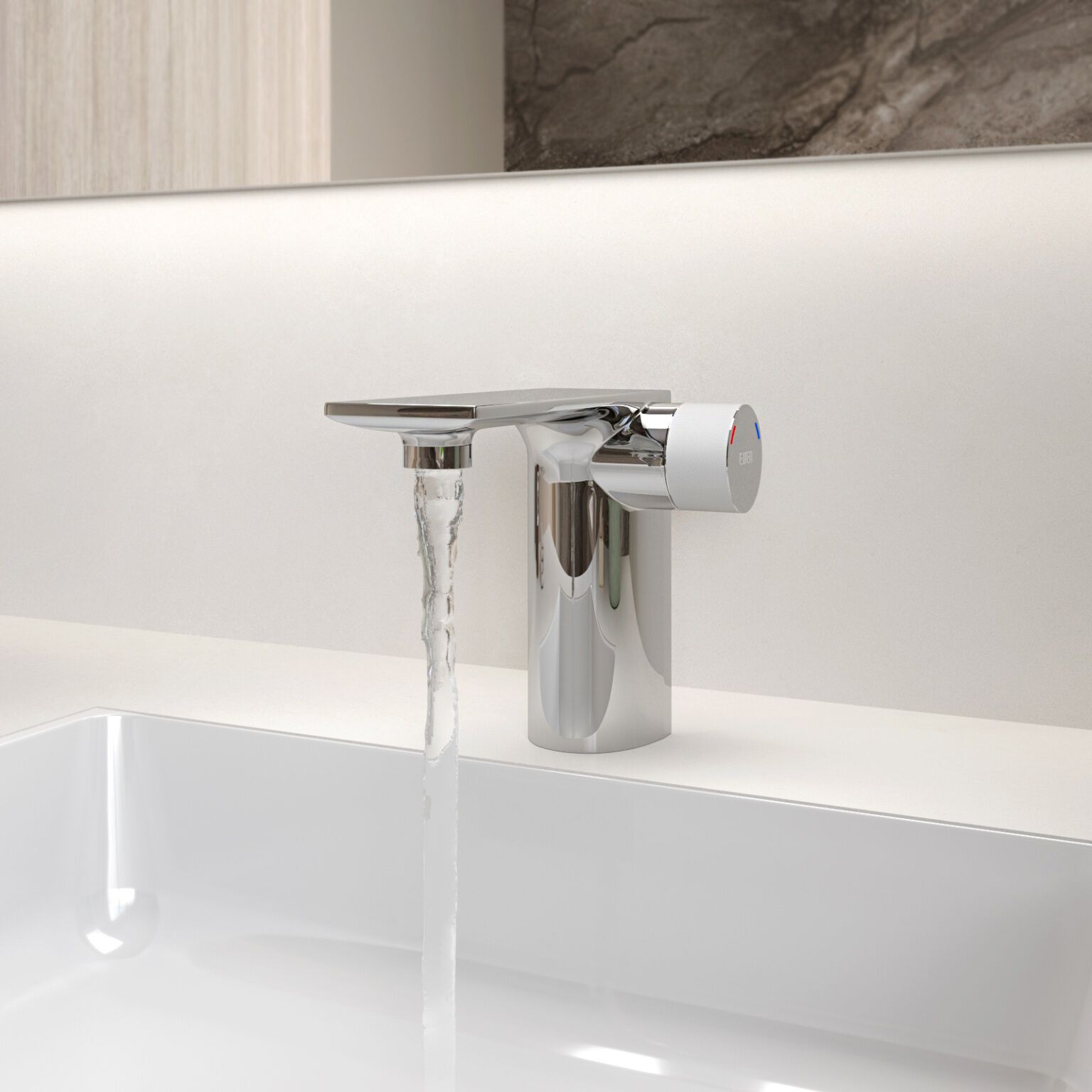 Llave Monomando Baja Para Lavabo L&iacute;nea Weismar En Cromo Pulido,,hi-res