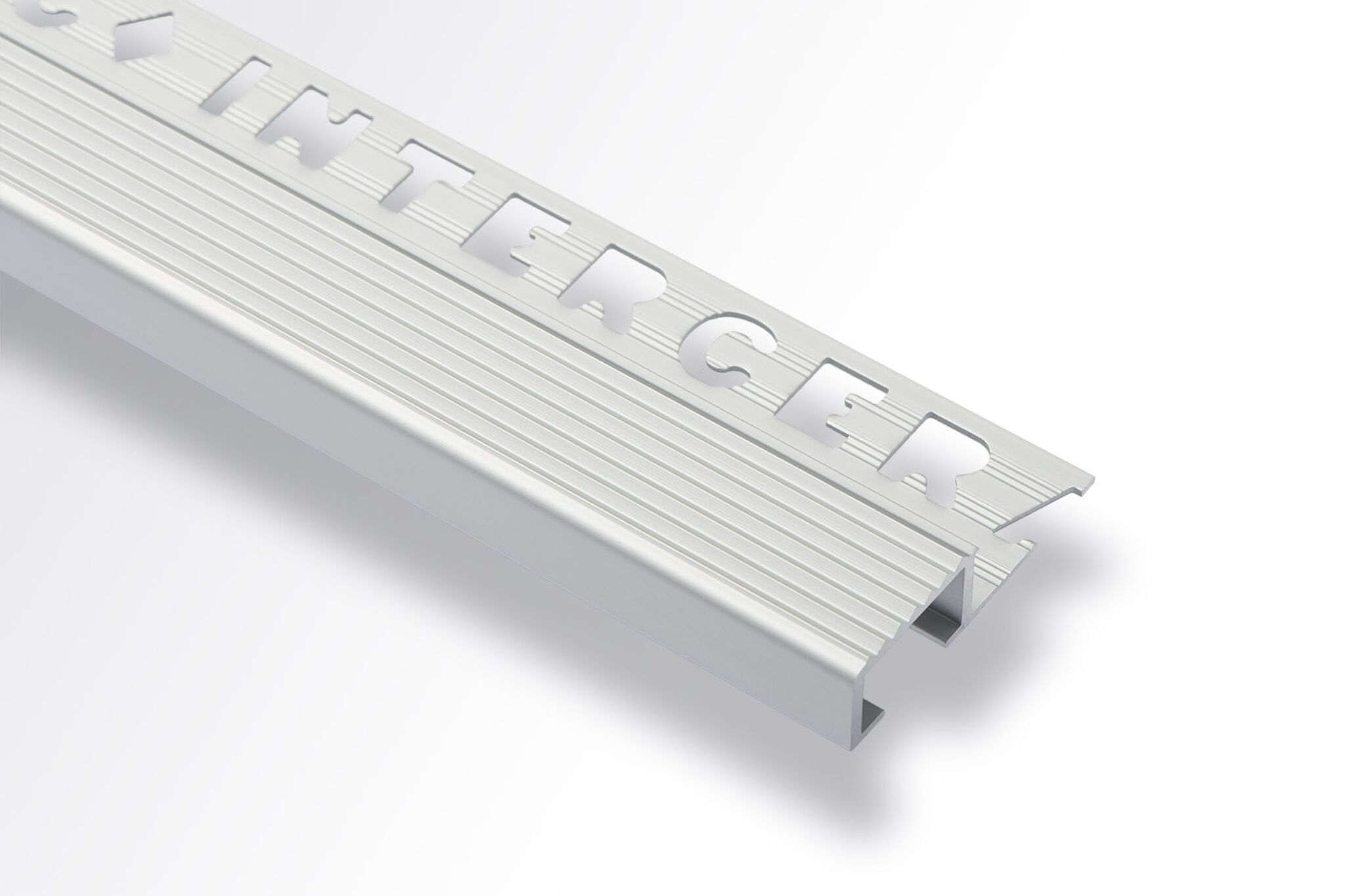 Perfil de aluminio escal&oacute;n plata mate 22mm,,hi-res image number null