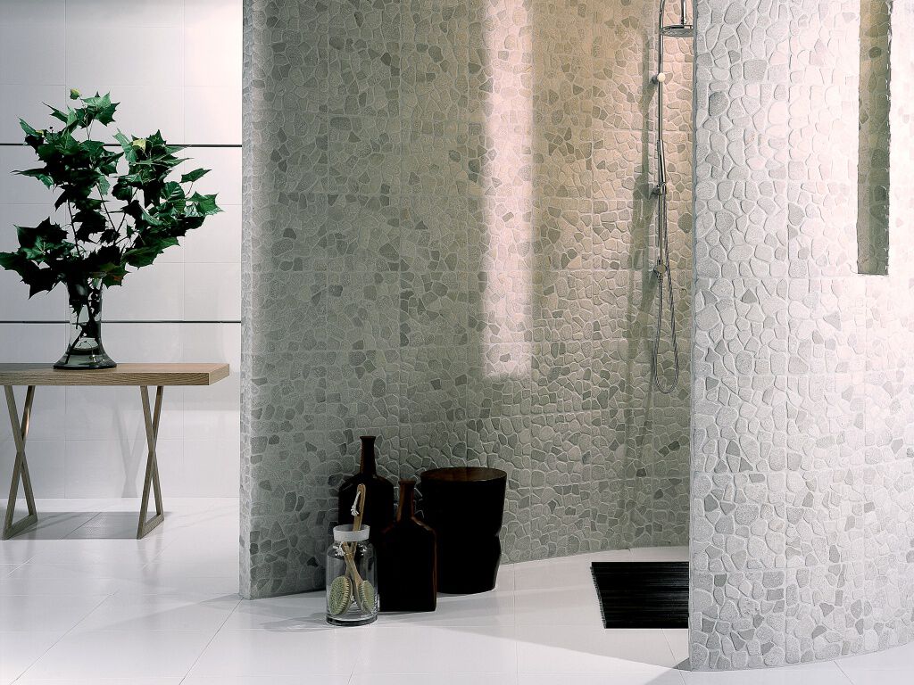 Ba&ntilde;o Pebble Stone Gris,,hi-res image number null