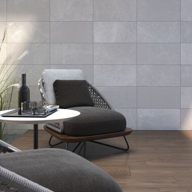 Exterior Alpino Caf&eacute; con Gris