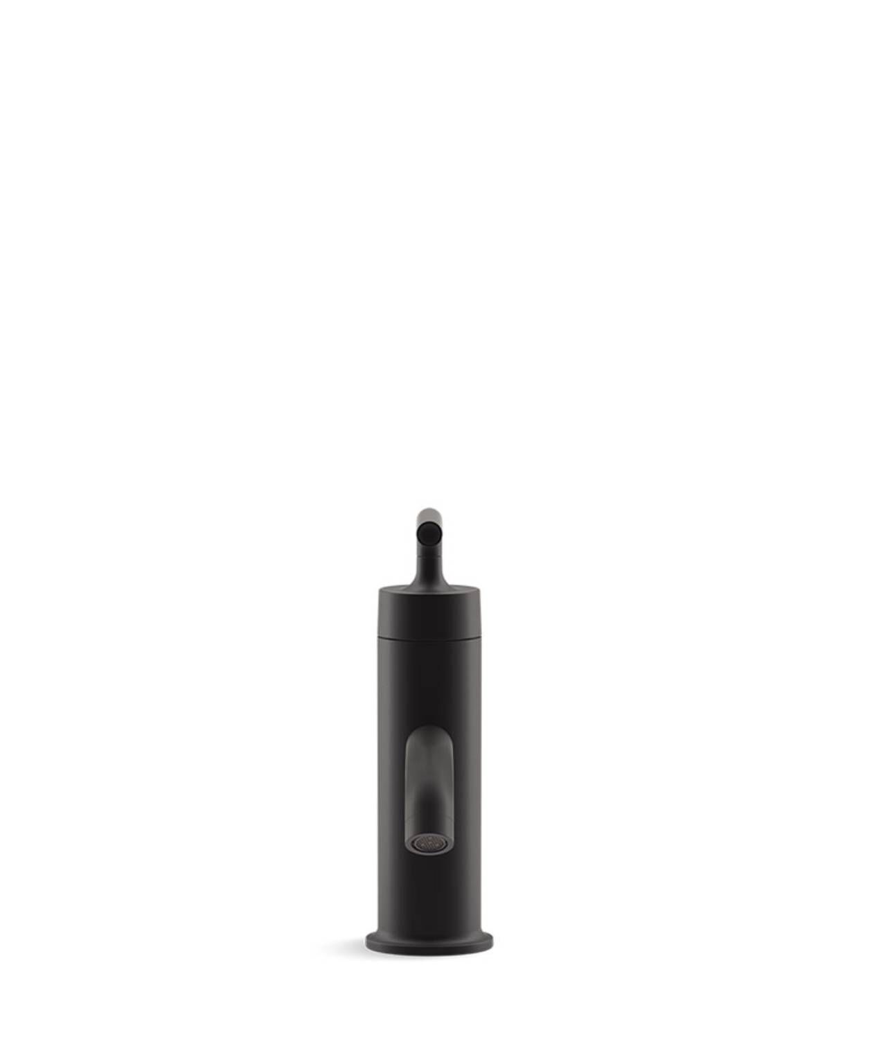 Llave Monomando Baja Para Lavabo L&iacute;nea Purist En Negro Mate,,hi-res image number null