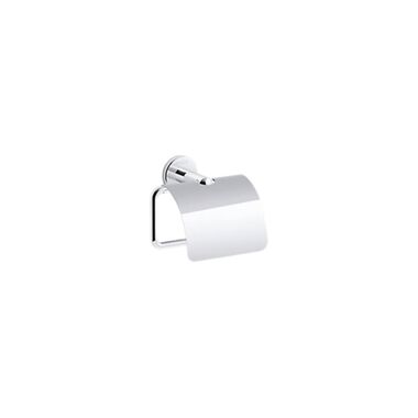 Porta Papel Horizontal L&iacute;nea Kumin En Cromo Pulido