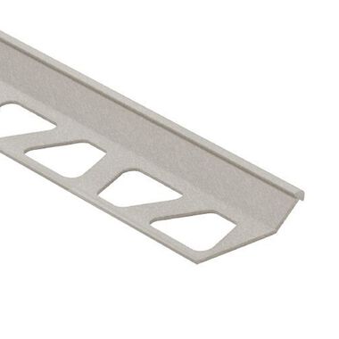 Perfil shluter de aluminio Finec 7 x 2500 mm color greige