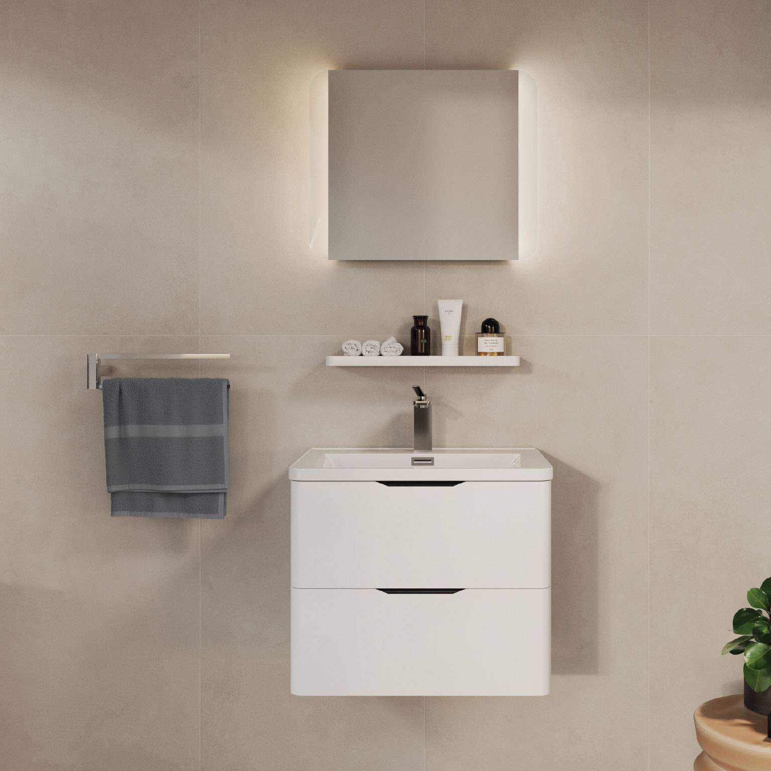 Vanity Landau 60 X 48 X 48 Cm Color Blanco,,hi-res image number null