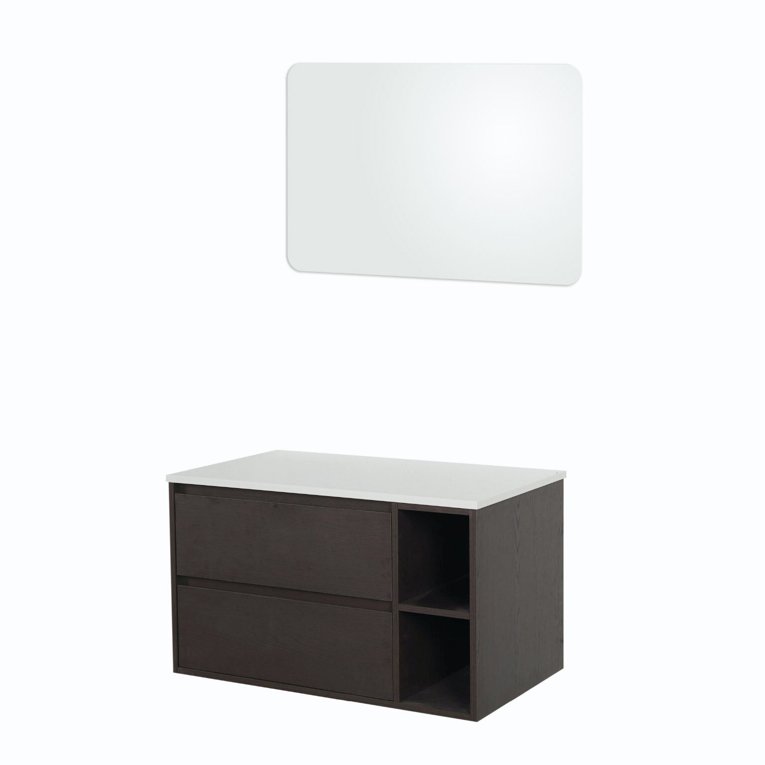 Vanity Mosela 84 X 48 X 49 Cm Color Caf&eacute; Oscuro,,hi-res image number null