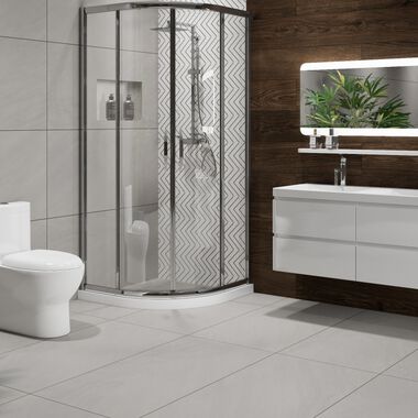 Ba&ntilde;o Infinity Collection Caf&eacute; con Gris