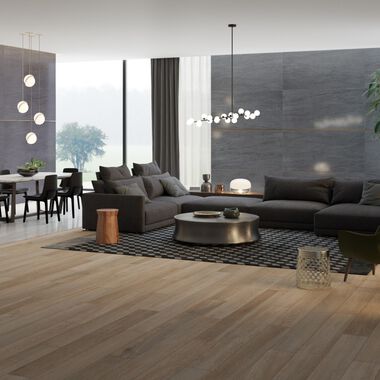 Sala Stone Slab Beige con Gris
