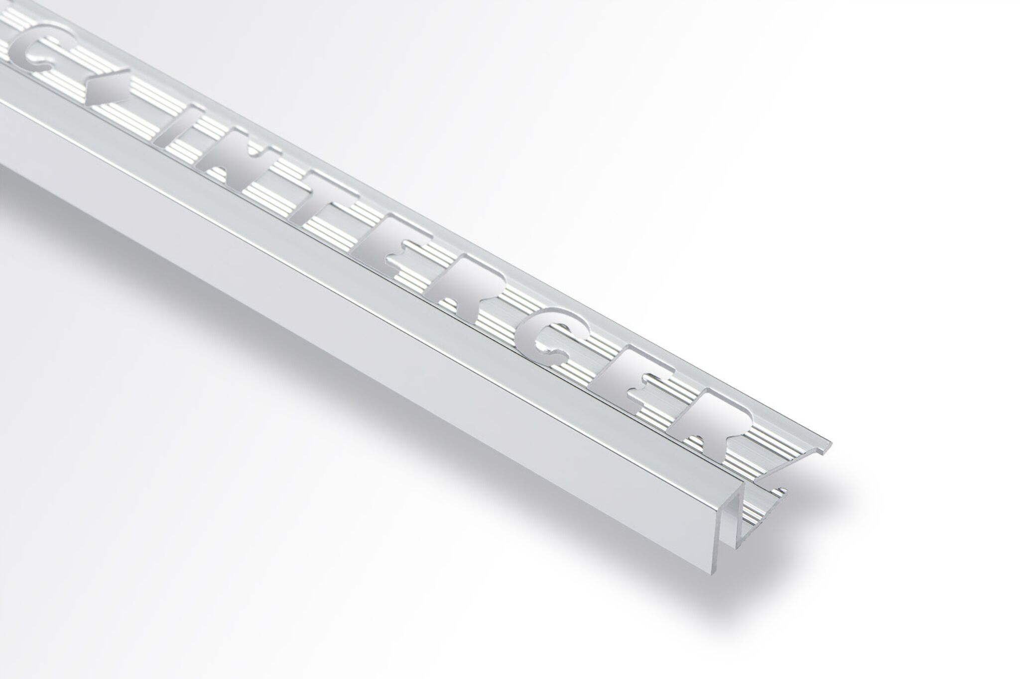 Perfil de aluminio listel XS plata brillante&nbsp;12mm,,hi-res image number null