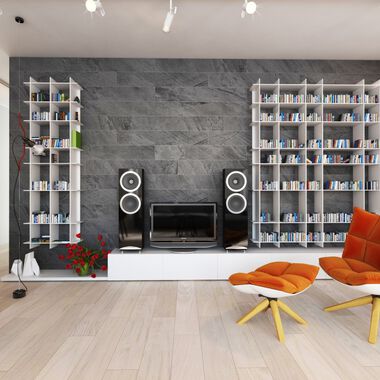 Sala Amazonia Blanco con Negro