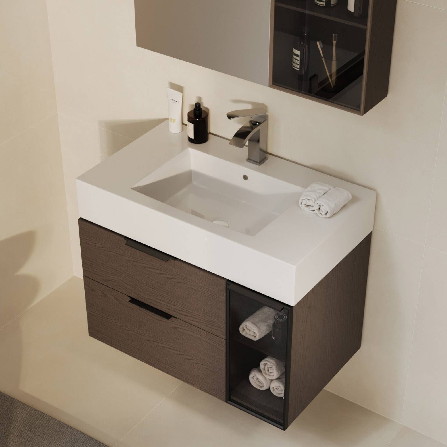 Vanity Mosc&uacute; 79 X 48 X 48 Cm Color Espresso,,hi-res image number null