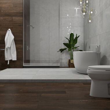 Ba&ntilde;o Rodeno Caf&eacute; con Gris