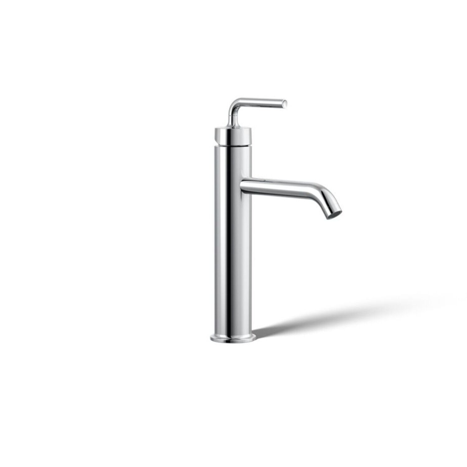 Llave Monomando Alta Salida Larga Para Lavabo L&iacute;nea Purist En Cromo Pulido,,hi-res image number null