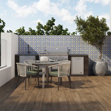 Exterior Bloom Azul con Caf&eacute;