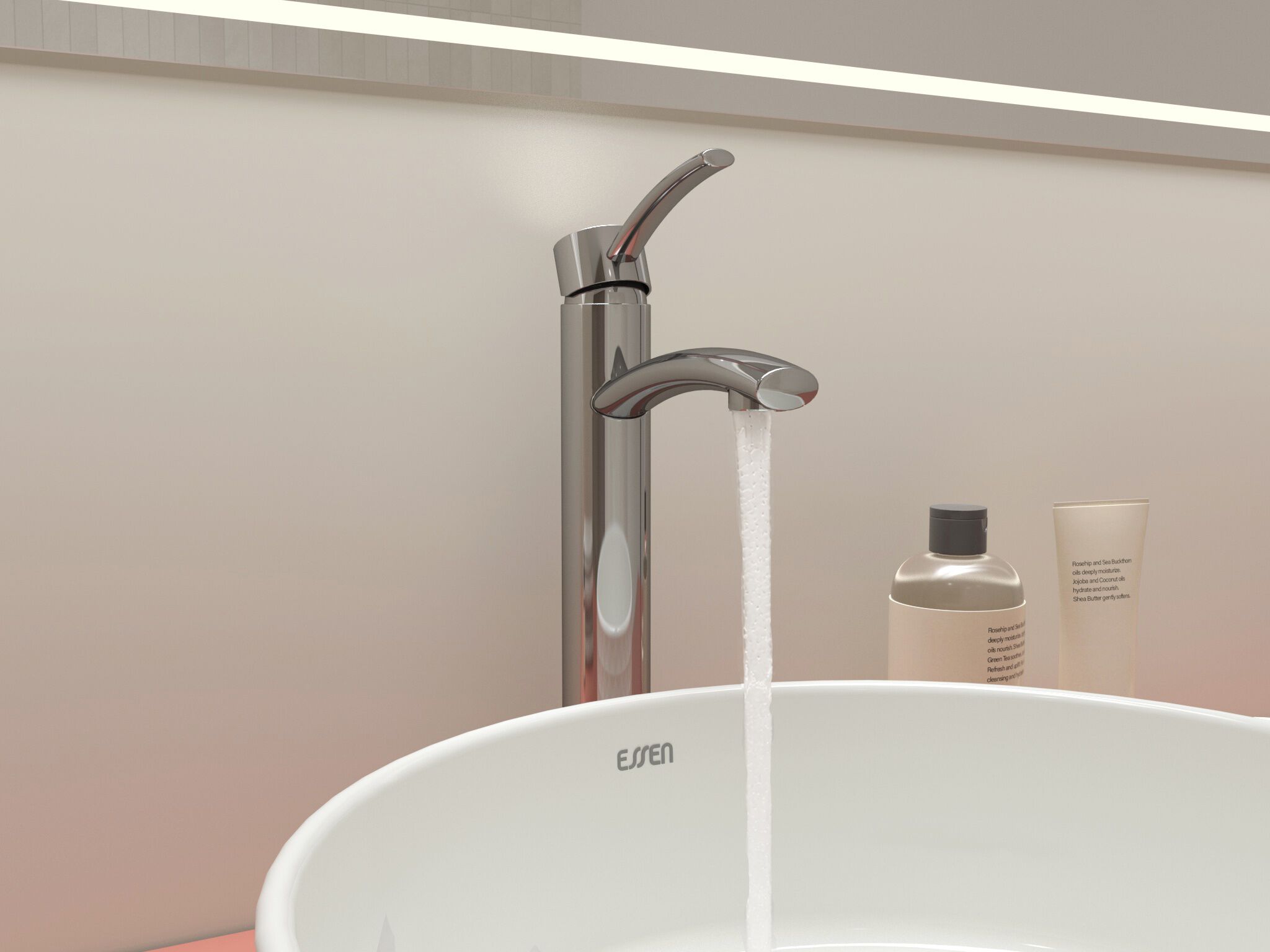 Llave Monomando Alta Para Lavabo L&iacute;nea Ribbon&reg; En Cromo Pulido,,hi-res