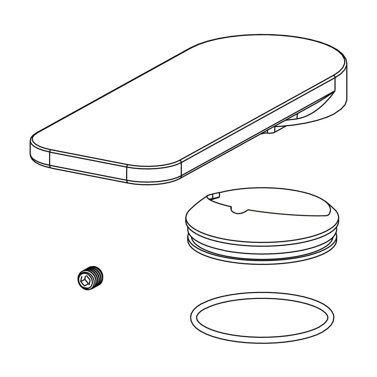 Maneral Para Regadera Y Llaves Monomando Alta Baja Y De Muro Dorado Satinado,,hi-res