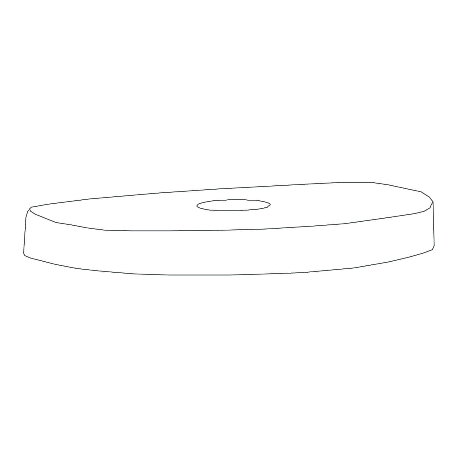Tapa De Tanque Fermont Para Sanitario De Doble Descarga Blanco,,hi-res image number null