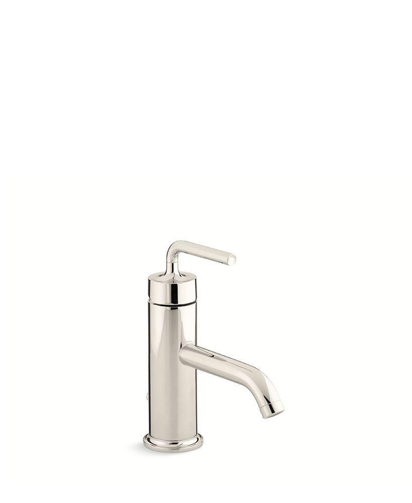 Llave Monomando Baja Para Lavabo L&iacute;nea Purist En Niquel Cepillado,,hi-res image number null
