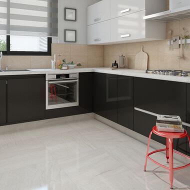 Cocina Genova Beige con Blanco
