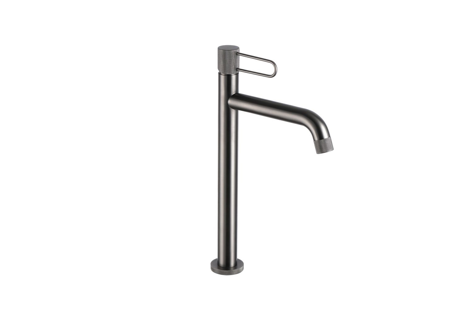 Llave monomando alta para lavabo l&iacute;nea Meyer en titanio mate,,hi-res image number null