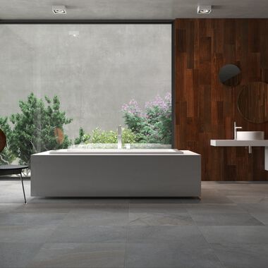 Ba&ntilde;o Geologic Caf&eacute; con Gris