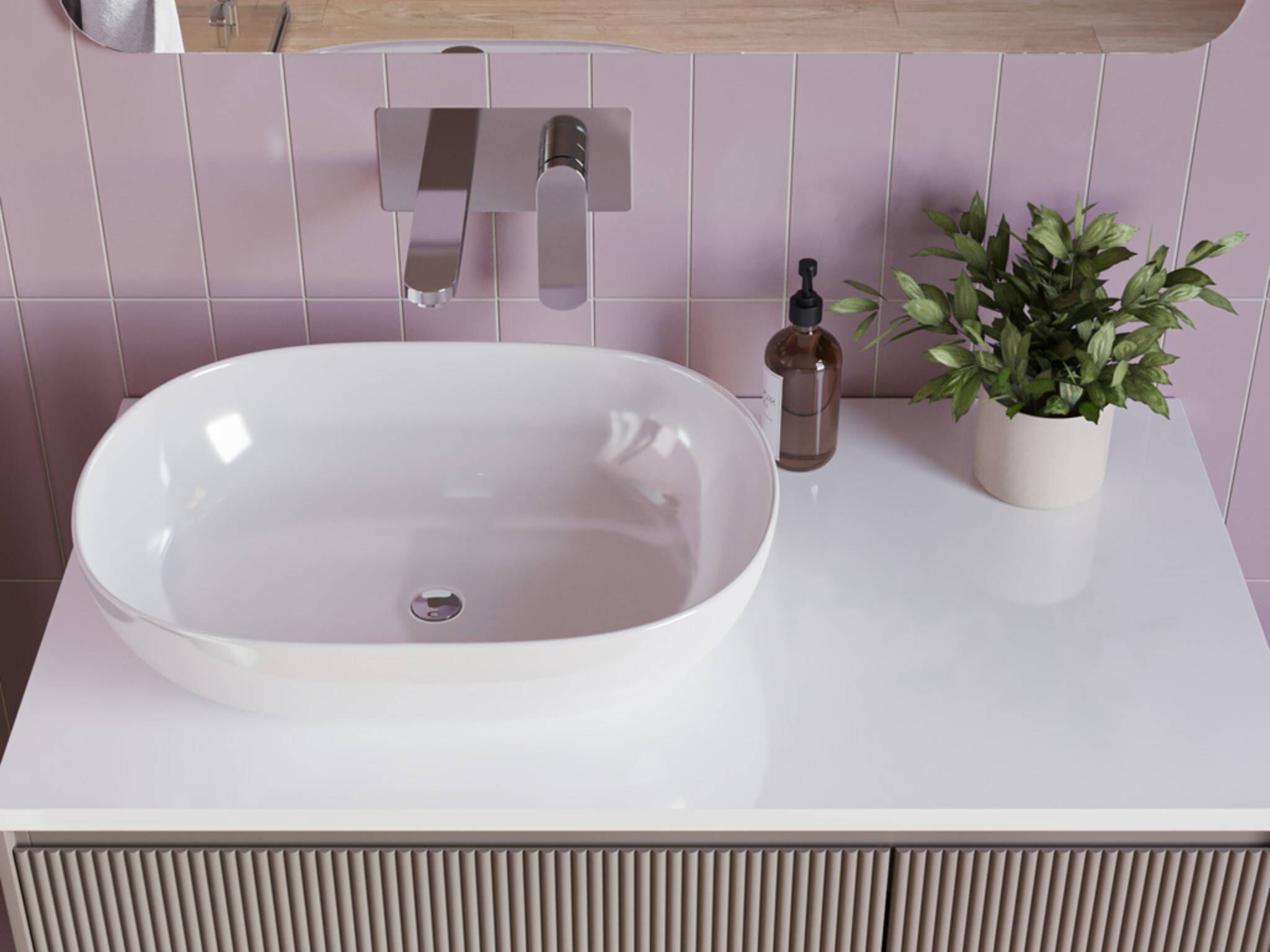 Lavabo De Sobrecubierta L&iacute;nea Bolonia&reg;,,hi-res image number null