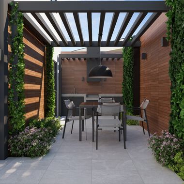 Exterior Teca Caf&eacute;