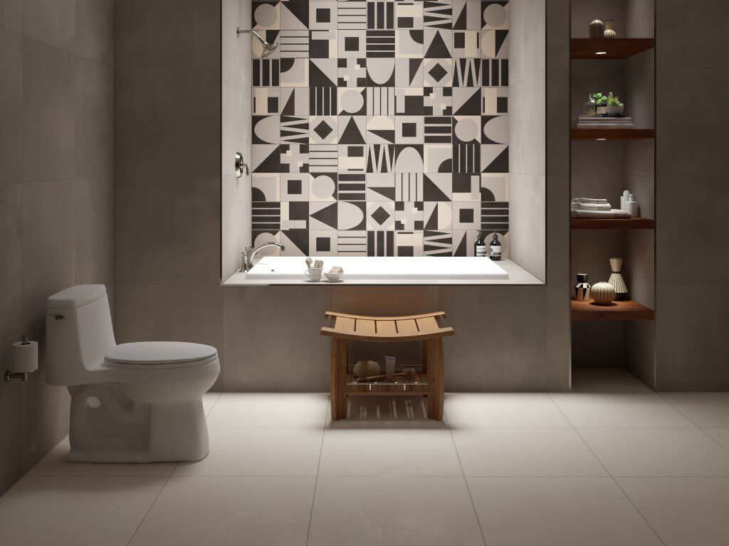 Ba&ntilde;o Cityline Beige con Caf&eacute;,,hi-res