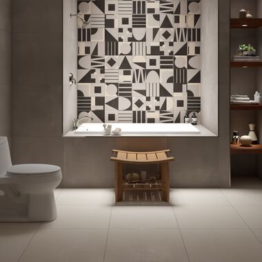 Ba&ntilde;o Cityline Beige con Caf&eacute;