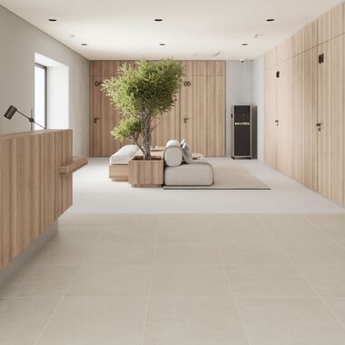 Uso Comercial Materia Beige con Blanco