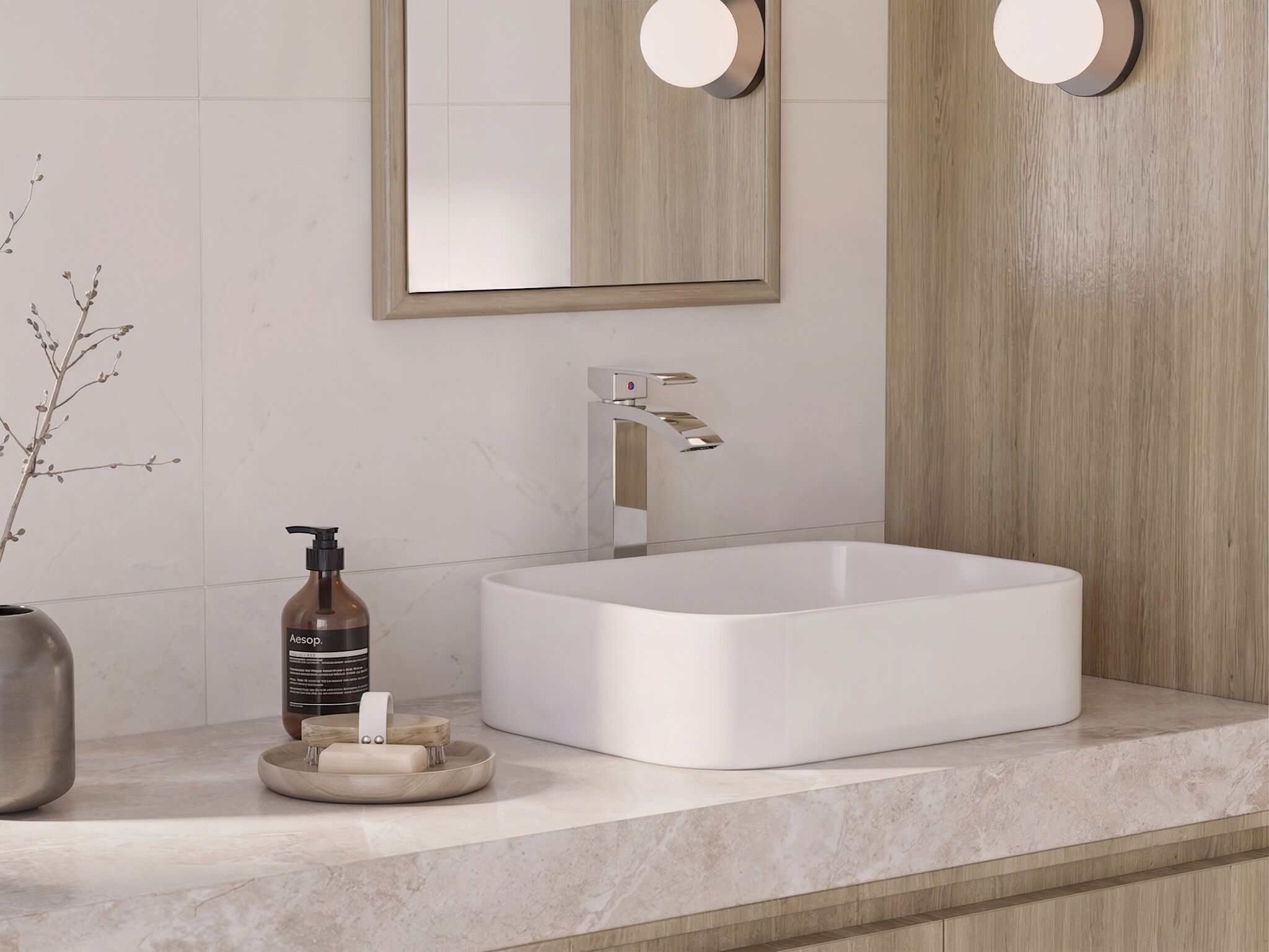 Llave Monomando Alta Para Lavabo L&iacute;nea Niagara&reg; En Cromo Pulido,,hi-res