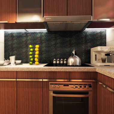 Cocina Interglass Blanco con Negro