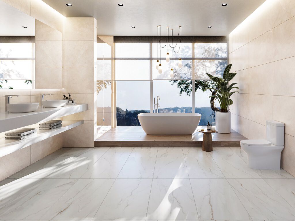 Ba&ntilde;o Serenity Beige con Blanco,,hi-res