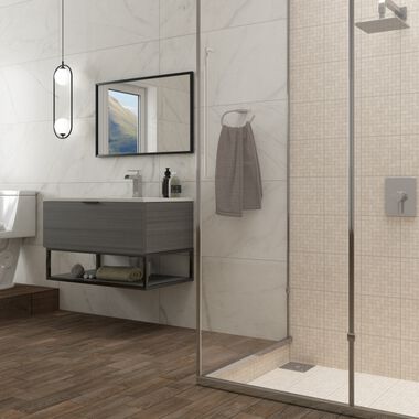 Ba&ntilde;o Valparaiso Beige, Blanco y Caf&eacute;