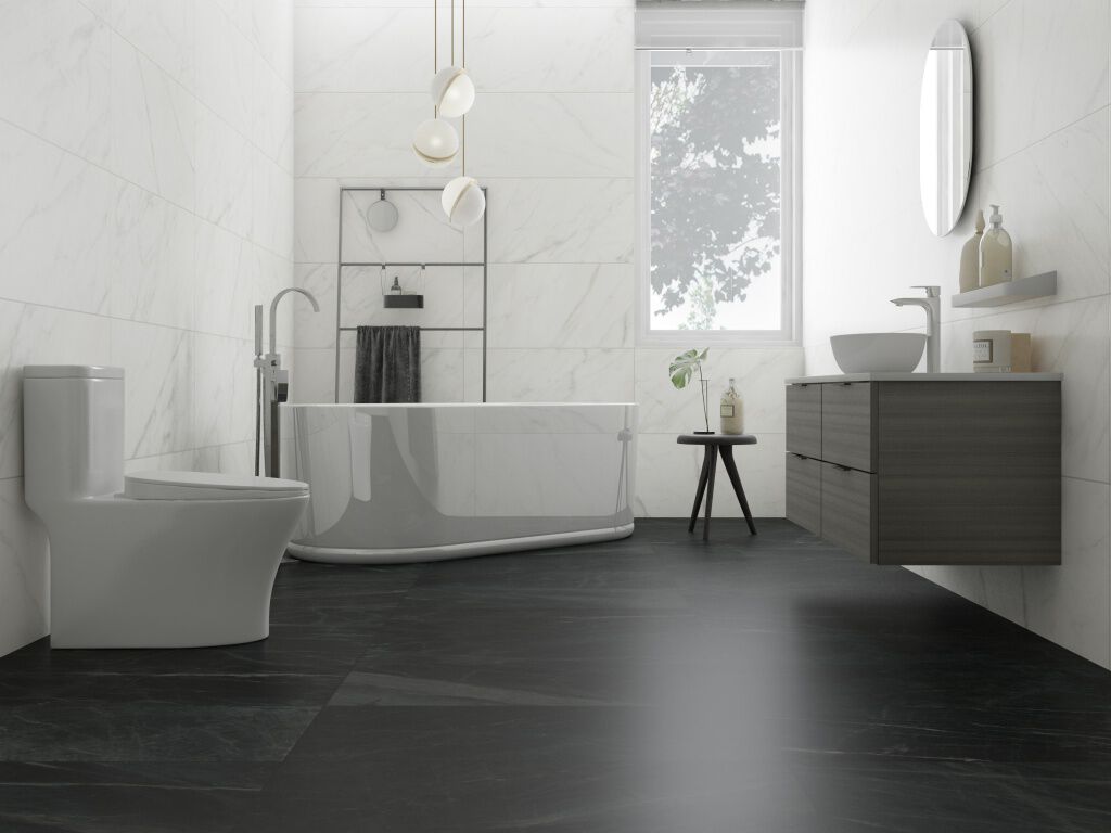 Ba&ntilde;o St Vincent Blanco con Caf&eacute;,,hi-res