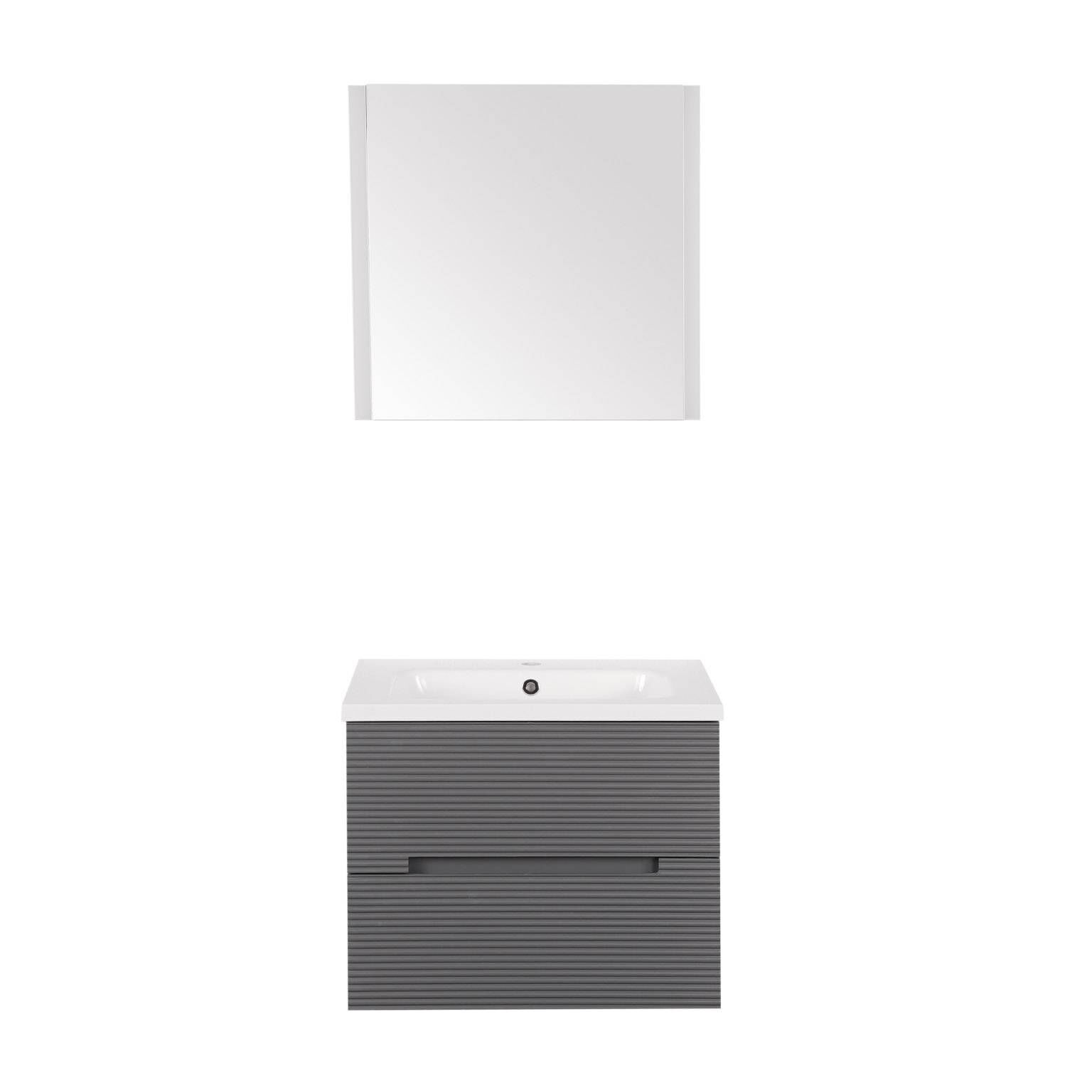 Vanity Lutecia 60 X 48 X 48 Cm Color Gris Oxford,,hi-res image number null