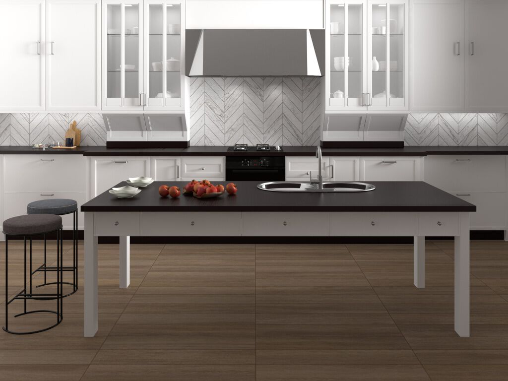 Cocina Infinity Collection Blanco con Caf&eacute;,,hi-res