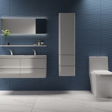 Ba&ntilde;o 3D Wall Blanco