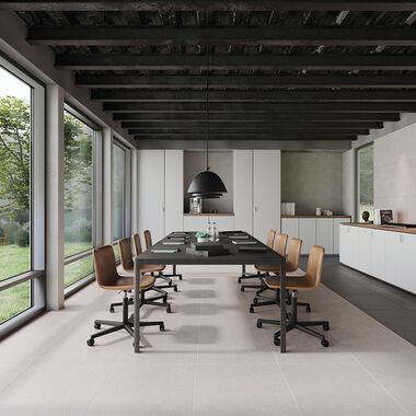 Uso Comercial Materia Beige, Blanco y Negro