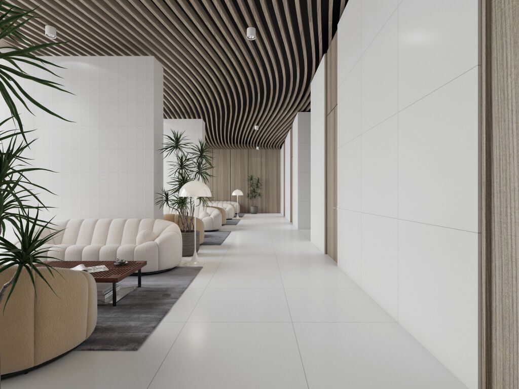 Uso Comercial 3D Wall Blanco,,hi-res