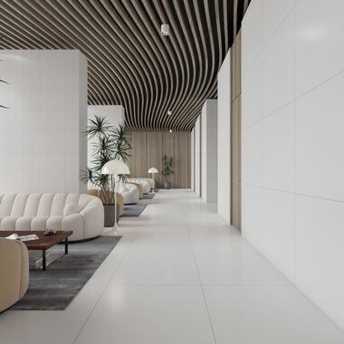 Uso Comercial 3D Wall Blanco