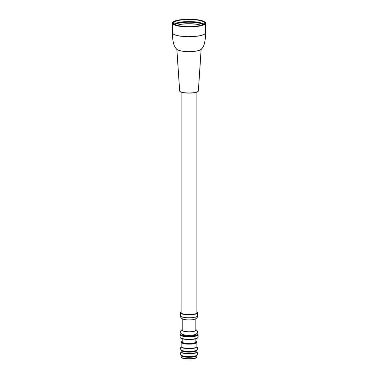 Manguera Retractil Essen Square De 1.8 Para Llave De Cocina Niquel Cepillado,,hi-res image number null