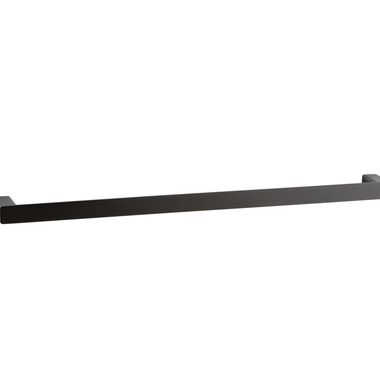 Toallero Sencillo 60 Cm L&iacute;nea Essen Square En Titanio Mate