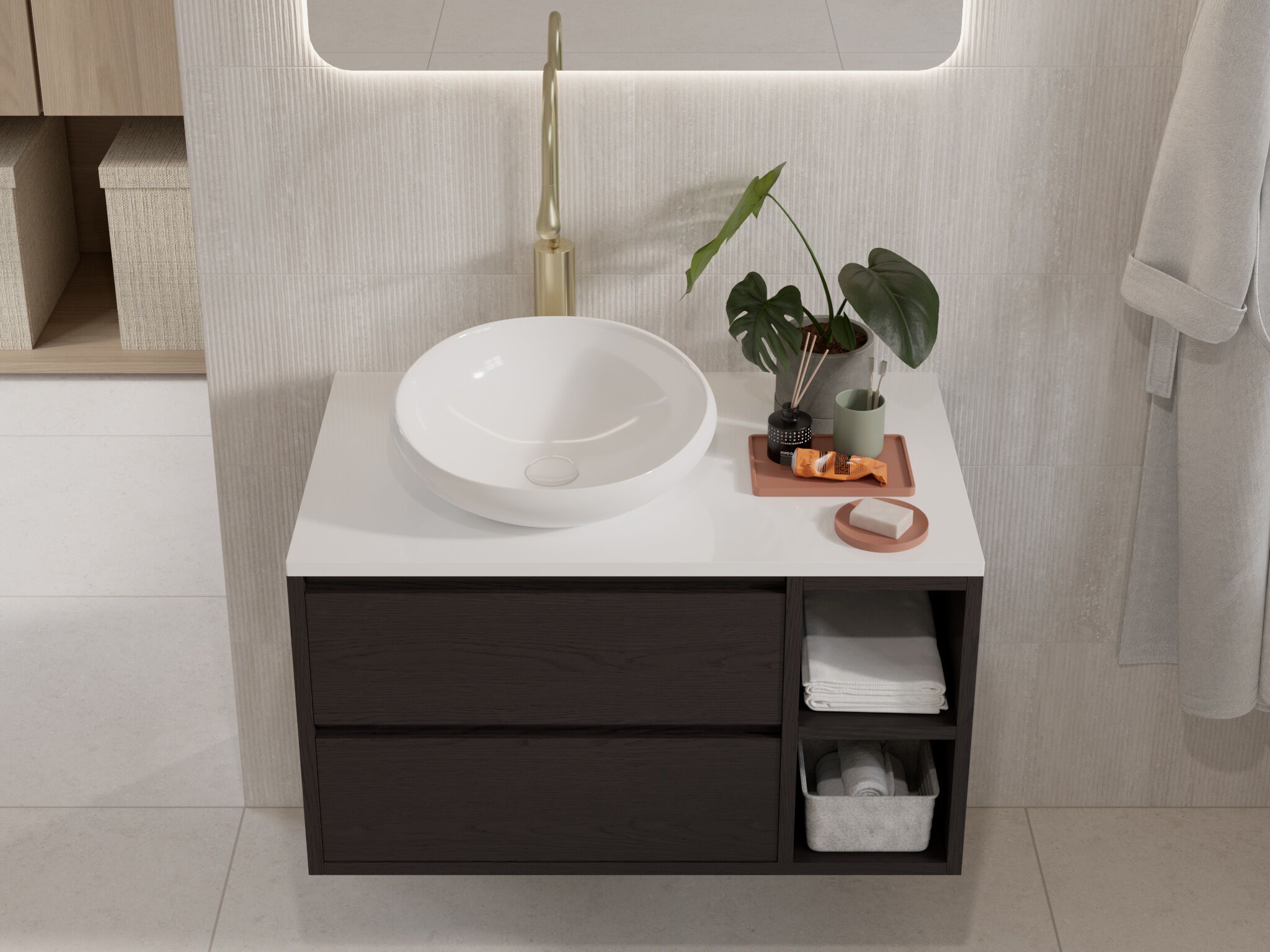 Lavabo De Sobrecubierta L&iacute;nea Ferrara&reg;,,hi-res image number null