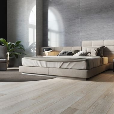 Rec&aacute;mara Stone Slab Beige con Gris