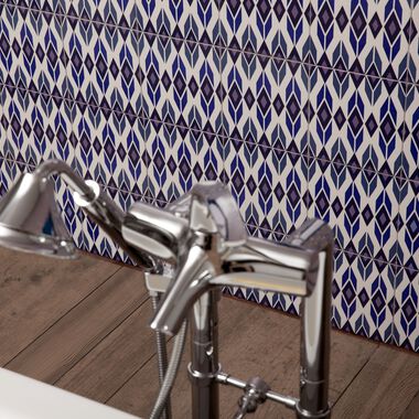 Ba&ntilde;o Dots Azul